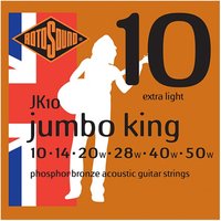 Rotosound Jumbo King JK10 Phosphor Bronze Acoustic Strings 10-50