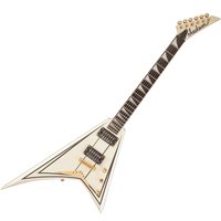 Jackson Pro Series Rhoads RRT-3 Ebony Fingerboard Ivory with Black Pinstripes