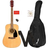 Fender FA-115 Dreadnought-Paket Natural Walnussgriffbrett