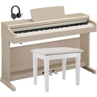 Yamaha YDP 165 Digital Piano Package White Ash