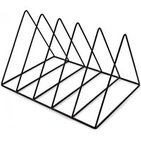 AVCOM Record Storage Rack Black Triangle