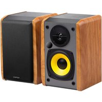 Edifier R1010BT Active Bluetooth Bookshelf Speakers (Pair) Brown