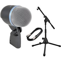 Shure Beta 52A with Mic Stand for Kick Drum