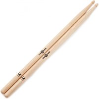 7A Wood Tip Hickory Drumsticks by Gear4music