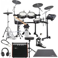 Yamaha DTX8K-X BF Electronic Drum Kit w/ Single Pedal Complete Bundle