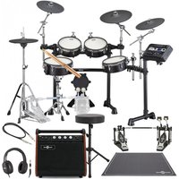 Yamaha DTX8K-X BF Electronic Drum Kit w/ Double Pedal Complete Bundle