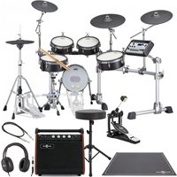 Yamaha DTX10K-X BF Electronic Drum Kit Single Pedal Complete Bundle