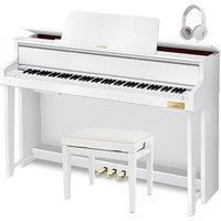 Casio GP310 Grand Hybrid Digital Piano Package Satin White