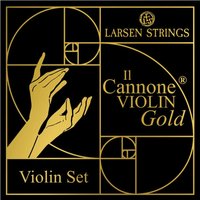 Larsen Il Cannone Gold Violin String Set 4/4 Size