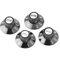 Fender 72 Telecaster Custom Knobs (4) Black