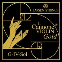 Larsen Il Cannone Gold Violin G String 4/4 Size