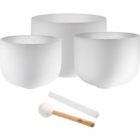 Meinl Sonic Energy 3-piece Crystal Singing Bowl Set A4 / F4 / C4