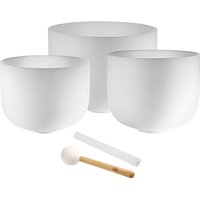 Meinl Sonic Energy 3-piece Crystal Singing Bowl Set A4 / F4 / D4