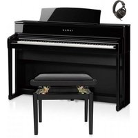 Kawai CA701 Digital Piano Package Polished Ebony