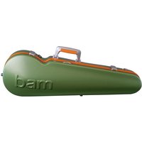 BAM Graffiti Hightech Contoured Violin Case Green & Orange