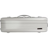 BAM Cabourg Hightech Oblong Violin Case Silver Limited Edition
