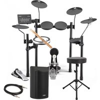 Yamaha DTX482K Electronic Drum Kit with Sticks Stool + Amp