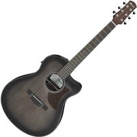 Ibanez AAM70CE Transparent Charcoal Burst