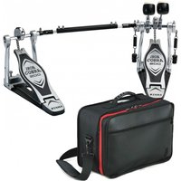 Tama Iron Cobra 200 Series Doppel-Trommelpedal mit PowerPad-Hülle