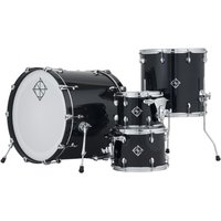 Dixon Cornerstone Hybrid 22 4pc Shell Pack Piano Black Gloss