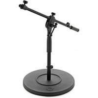 G4M Short Cast Base Telescopic Boom Microphone Stand