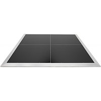 2m x 2m Portable Dance Floor by Gear4music Black Finish