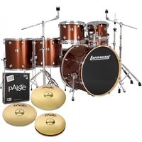 Ludwig Evolution 22 6pc Drum Kit w/Cymbals Copper