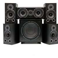 Wharfedale Diamond 9.1 5.1 Home Cinema Speaker Package Black