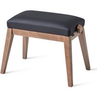 K&M 13940 Piano Bench Walnut and Black Vinyl