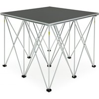 1m x 1m Portable Stage Kit by Gear4music 80cm