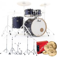 Pearl Decade Maple Pro-Drumset mit Sabian XSR-Becken Ultramarine Velvet