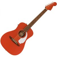 Fender Malibu Player Electro Acoustic Fiesta Red - Nearly New