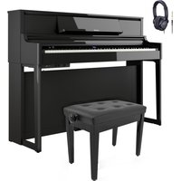 Roland LX-5 Digital Piano Polished Ebony Bundle