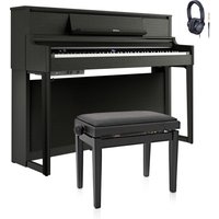 Roland LX-5 Digital Piano Charcoal Black Bundle