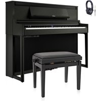 Roland LX-6 Digital Piano Charcoal Black Bundle