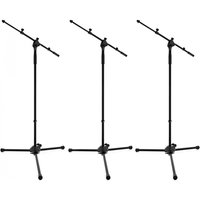 G4M Telescopic Boom Microphone Stand 3 Pack