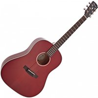 Hartwood Artiste Dreadnought Acoustic Guitar Red