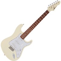 LA Select Legacy Guitar by Gear4music Vintage White