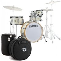 Yamaha Stage Custom Hip 20" 4pc Shell Pack Classic White w/Bags