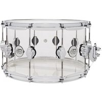 DW Design Series 14" x 8" Seamless Acrylic Snare Drum Clear