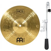 Meinl HCS 10 Splash & Gear4music Deluxe Weighted Cymbal Grabber Arm