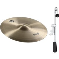 Stagg 6" SH Medium Splash & Gear4music Deluxe Weighted Cymbal Arm