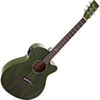 Tanglewood TA4CE Azure Super Folk Electro Acoustic Aurora Green