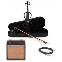Stagg Shaped Electric Violin Package Black