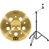 Meinl HCS 16 Trash China Cymbal & Gear4music Boom Arm Stand Black