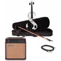 Stagg S-Shaped Electric Violin Package White