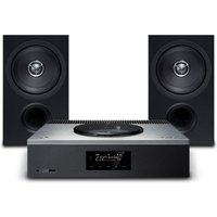 Technics SA-C600 Network CD Receiver and Bookshelf Speakers Silver