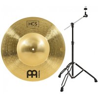 Meinl HCS 18 Big Bell Ride Cymbal & Gear4music Boom Stand Black