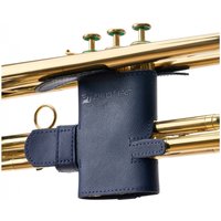 Protec VL226SP Vegan Leather 6-Point Trumpet Valve Guard Navy Blue