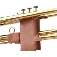 Protec VL226SP Vegan Leather 6-Point Trumpet Valve Guard Cocoa